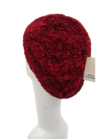 SG SG04-WL-LUR-RUG Ruby/Gold Lurex Lined Chenille myselflingerie.com